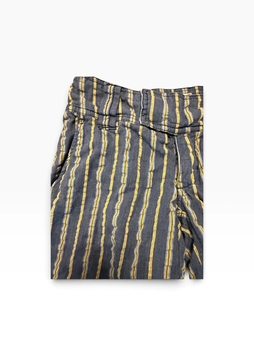 Free People Free-est Striped Bermuda Shorts Small Boho Beach Coastal Summer 0